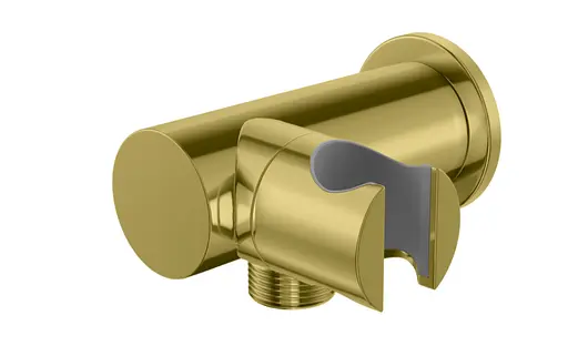 Душова система прихованного монтажу Kohlman Experience Gold + Box прихованого монтажу QW210EGDQ30, Золотий - фото 6