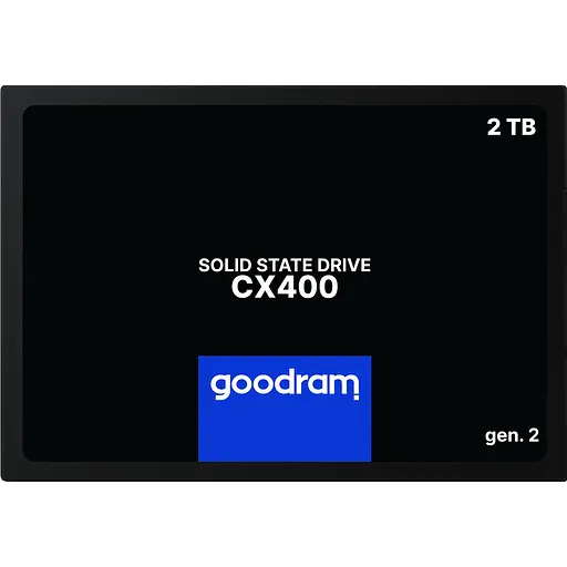 SSD накопичувач 2Tb GoodRAM CX400 SATA III 2.5 3D NAND, Retail