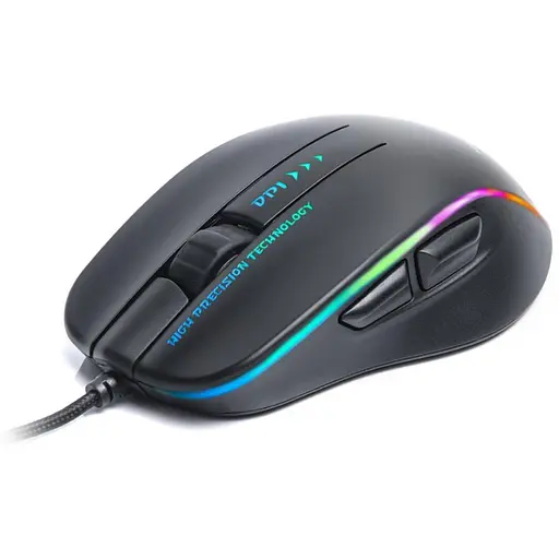 Мишка REAL-EL RM-747 Black - фото 3