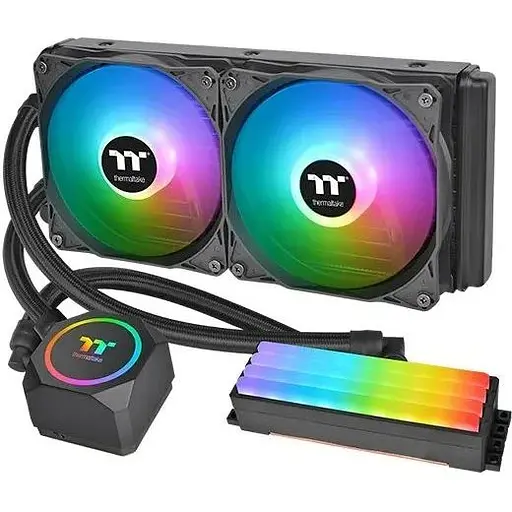 Система рідинного охолодження Thermaltake Floe RC240 CPU & Memory AIO Liquid Cooler (CL-W271-PL12SW-A) - фото 1
