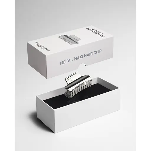 Заколка для волос Sister's Aroma Silver Maxi металлическая 50 г - фото 3