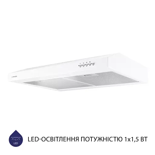 Вытяжка плоская Minola HPL 612 WH - фото 4