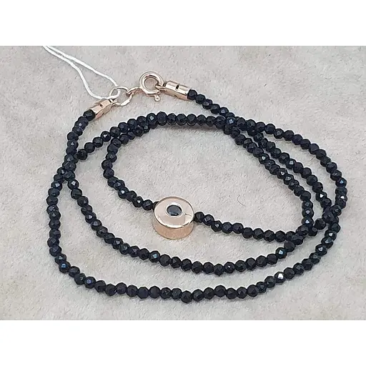 Намисто Tango з агата з золотими вставками. 869316/40 - фото 3