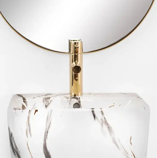 Умивальник Rea Aris marble мармур підлоговий REA-U6906, Мармур - фото 2