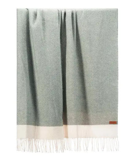 Плед Ardesto Leonardo Bianco 140x200 см 100% зеленая шерсть (ART0504LB) - фото 8