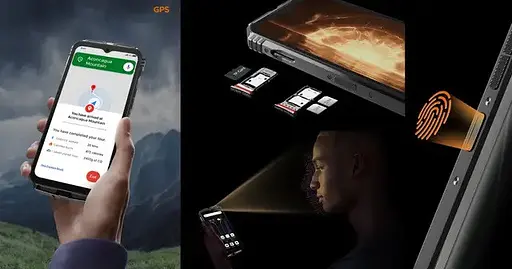 Смартфон Doogee S Punk Pro 8/512 Gb Space Silver (серебристый) с NFC и аккумулятором 10800 мАч - фото 9