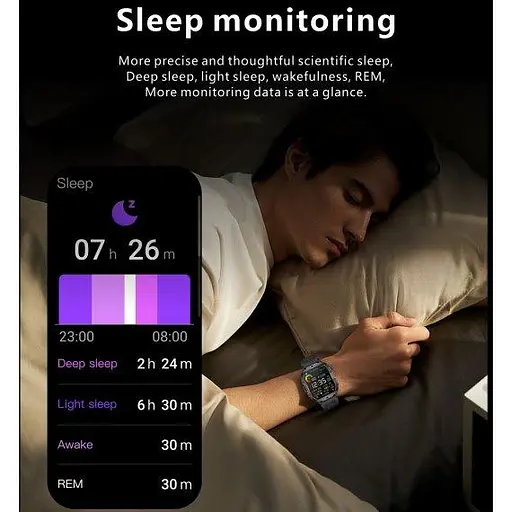 Розумний смарт годинник Smart Expert Nano Steel + 2 ремінця (Чорний) - фото 4