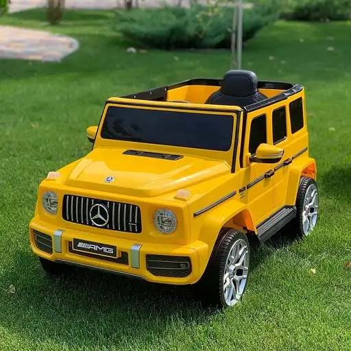 Електромобіль дитячий Bambi M 4214EBLR-6 Mercedes-Benz G-class Жовтий - фото 4