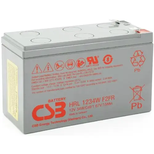 Акумулятор CSB HRL1234WF2FR 12V 9Ah Q10