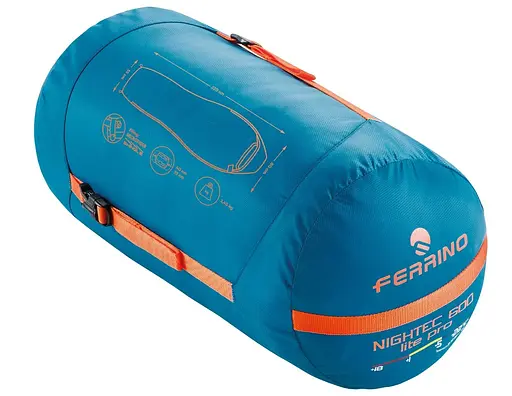 Спальний мішок Ferrino Nightec Lite Pro 600 L/-5°C Blue/Grey Left (86309HBG) - фото 4