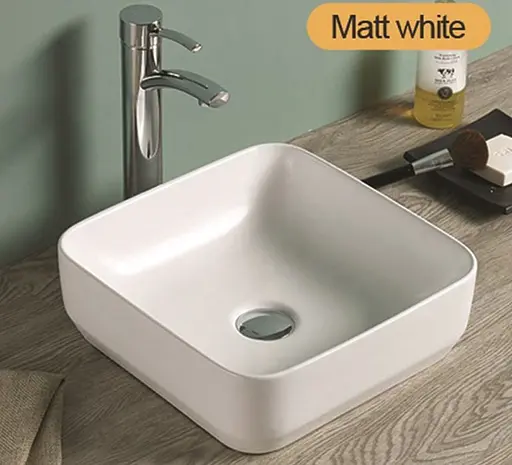 Умивальник Volle 36x36 13-01M-035, Білий матовий - фото 2