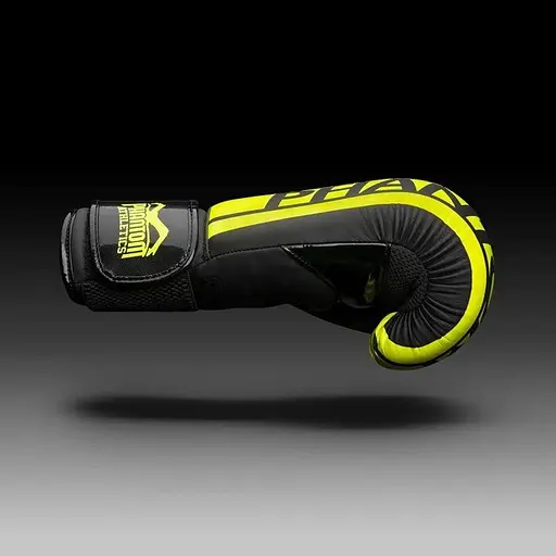 Перчатки боксерские Phantom Athletic Apex Elastic Black/Neon Yellow - 14 унций - фото 3
