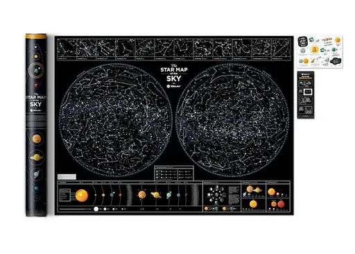 Карта звездного неба 1DEA.me "Старая map of the sky" (13033) - фото 2