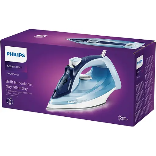 Утюг Philips Series 5000 голубой (DST5030/20) - фото 4
