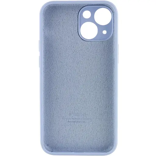 Чохол Epik Silicone Case Full Camera Protective AA для Apple iPhone 14, 6.1 Блакитний/Lilac Blue - фото 2