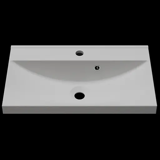 Раковина матовая врезная Amidicon Scif 60 600x350 из литого камня SCIF_60_MAT, Белый матовый - фото 1