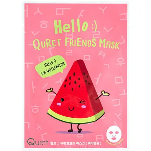 Маска для обличчя Quret Hello Friends заспокійлива 25 г - фото 1