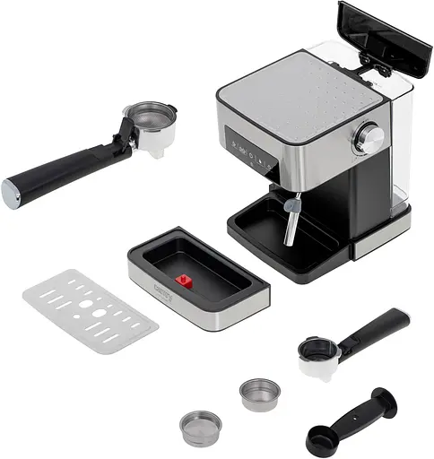 Кофеварка Camry CR 4410 рожковая/ 1000 Вт/ 15 бар/ молотый кофе/ капучино-насадка/черная - фото 6