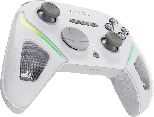 Беспроводной геймпад Ajazz GP100S RGB с зарядной станцией белый (GP100S-W) - фото 4