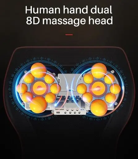 Массажная подушка SD-K01 с роликовым и Шиацу массажем с подогревом - фото 7