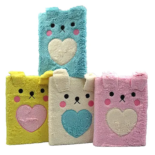 Блокнот пухнастий Вушка, А5, 80 аркушів, клітинка, 80 г/м² (В асортименті) - фото 2