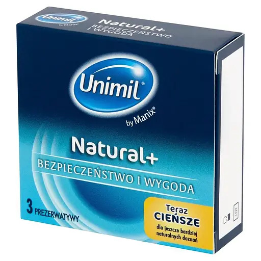 Презервативи Unimil Natural+ 3 шт.