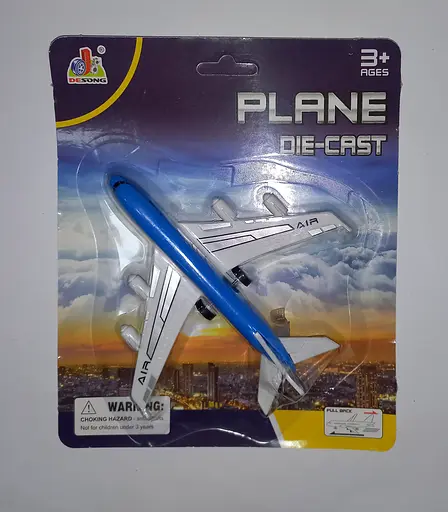 Літак DS 939, інерція, на блістері (6990531650550) Синій - фото 1