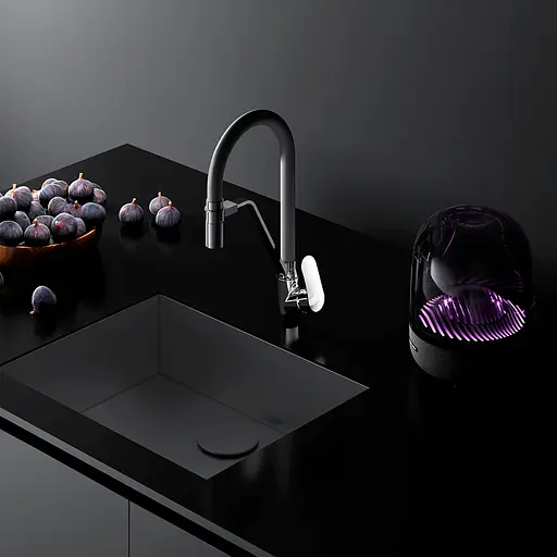 Смеситель для кухни на две воды Am.Pm Like black F8007802 Черный матовый - фото 5