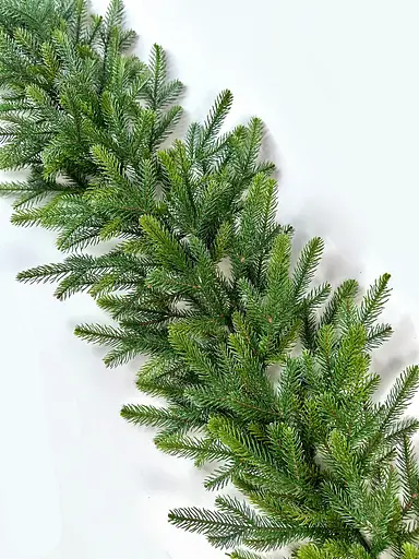 Хвойна гірлянда Hvoya Forest лита зелена з салатовими кінчиками 1.2 м - фото 3