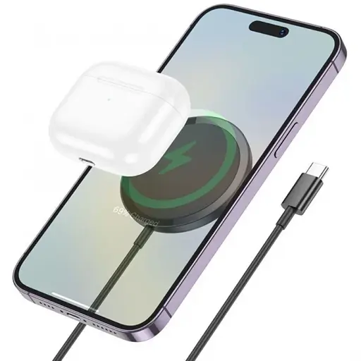 Бездротовий зарядний пристрій Hoco CW52 MagSafe 15W - фото 4