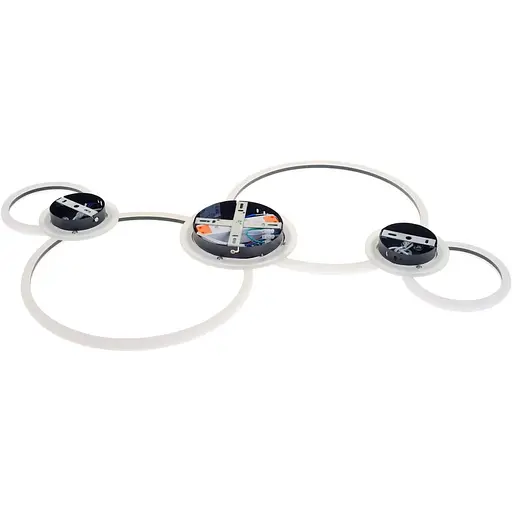 Люстра потолочная Brille светодиодная 86W WW+NW+CW BK (WBL-59C/7) - фото 5