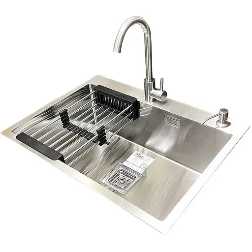 Комплект мойка + смеситель Romzha Arta Nova U-650 Max (A) - фото 1