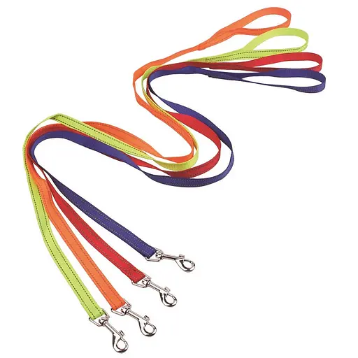 Поводок для собак TatraPet Benny светоотражающий в ассортименте 2 х 120 см