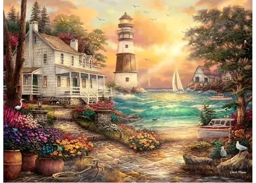 Пазл Anatolian Коттедж у моря 1000 эл. (A-1075) - фото 2