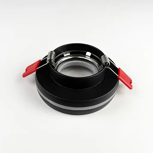 Точковий вбудований світильник у чорному корпусі Ø9,2х4 см | Line F | Арт. JY-DH-52 Bk - фото 4