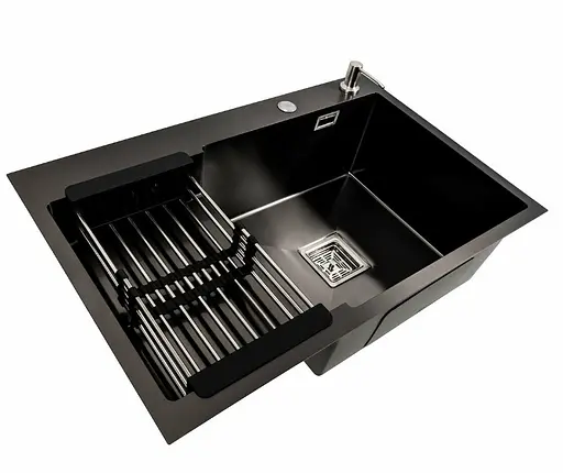 Кухонна мийка Platinum HANDMADE 78*50С R (SP000041298) - фото 4