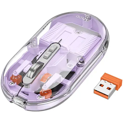 Бездротова миша Hoco GM35 фіолетовий - фото 1