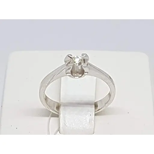 Золотое кольцо Гелиос с бриллиантом. Артикул 101302 15,5 - фото 3