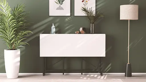Стіл-книга трансформер Оріон 3 Ferrum-decor 750x1150x880 Чорний метал ДСП Біле 16 мм (FRD-105081) - фото 11