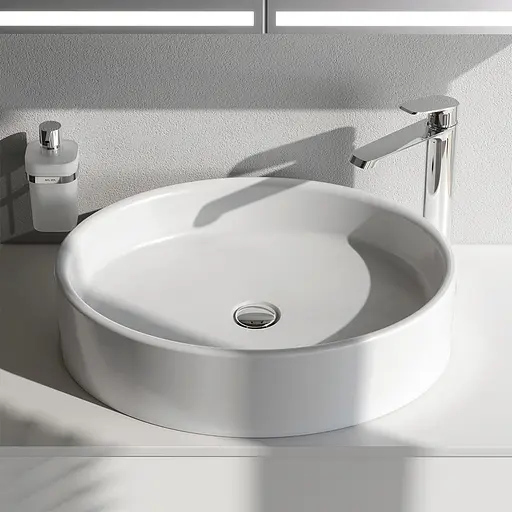 Умивальник Am.Pm Func 55 см білий MFAWCC20550WG, Білий - фото 3