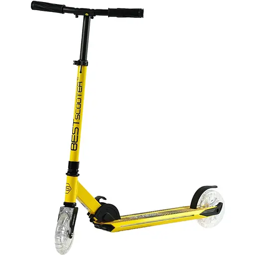Самокат Best Scooter 68-89х54.5 см Жовтий 000283576