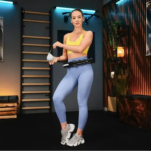 Хулахуп Trex Sport TX-020CHH массажный с утяжелителем и счетчиком черный - фото 4