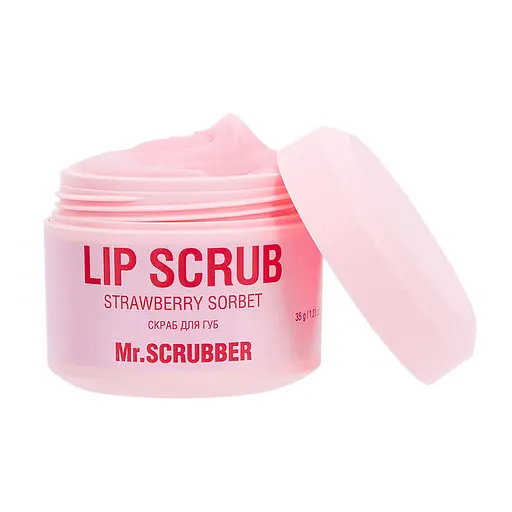 Cкраб для губ Mr.Scrubber Lip Scrub Strawberry Sorbet з ароматом полуничного сорбету 35 г - фото 2