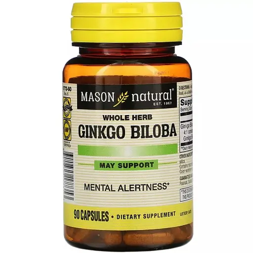 Гінкго білоба Mason Natural Ginkgo Biloba 90 капсул