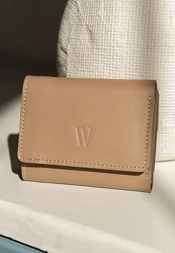 Кожаный кошелек Trinity карамель краст - фото 9