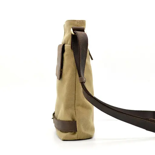 Чоловіча шкіряна сумка через плече TARWA 27х31х8 см sum0025860 - фото 4