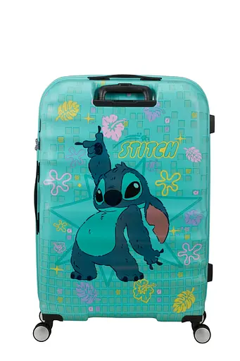 Чемодан American Tourister WAVEBREAKER DISNEY 77 см STITCH FLOWER 77х52х29 31C*57021 - фото 3