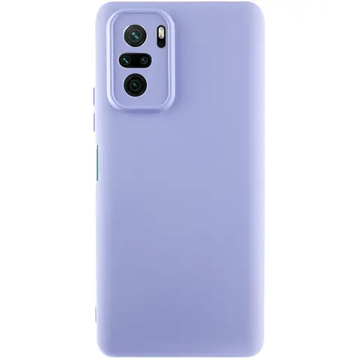 Чехол Silicone Cover Lakshmi Full Camera (AAA) для Xiaomi Redmi Note 10 / Note 10s / Poco M5s Сиреневый / Dasheen