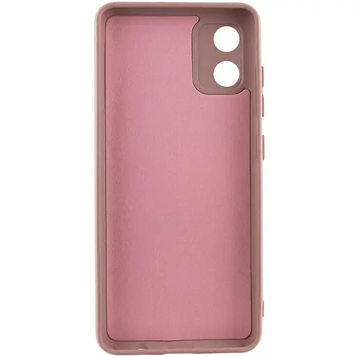 Чохол TPU GETMAN Liquid Silk Full Camera для Motorola Moto E13 Рожевий / Pink Sand - фото 3