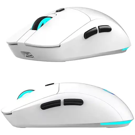 Миша бездротова з акумулятором та підсвіткою HXSJ T20 2.4G Hz White - фото 3